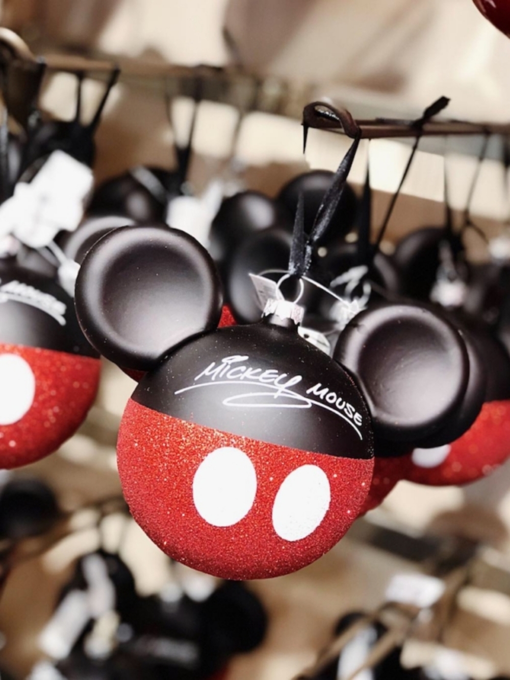 Disney Mickey Mouse Signature Icon Ornament